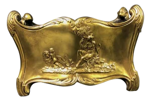 Late 19th Century French Gilt Bronze Cachepot Planter