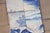 18th Century Antique Hand-Painted Portuguese Set of 6 Tiles With Rustic Scenic Decoration For Sale - Image 4 of 7