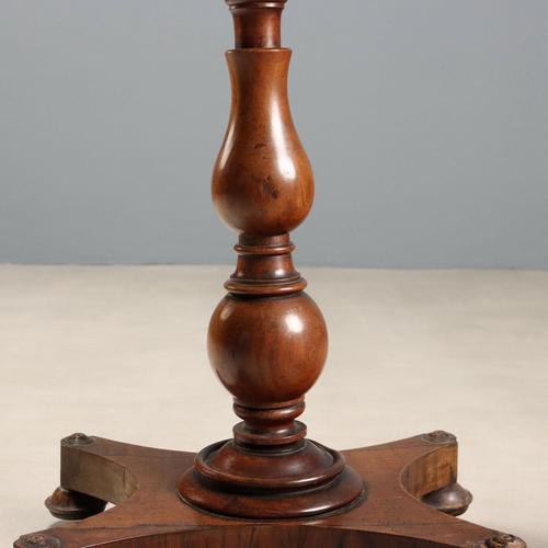 Small Antique Table Wood with Drawer, Italy, 19th Century For Sale - Image 9 of 13