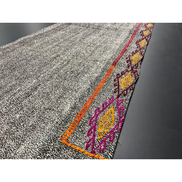 Vintage Turkish Handwoven Aztec Corridor Kilim Rug - 2′3″ × 7′3″ For Sale In Phoenix - Image 6 of 11