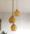 1950s Art Deco Trio Globe Pendant Light, 1950s For Sale - Image 5 of 9