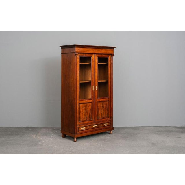 Item: Bookcase/Display Cabinet Period & Style: Art Nouveau – early 20th century Features - Elegant and practical piece of...