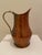Farmhouse Vintage Hammered Copper Pitcher With Brass Handle French Country Rustic Farmhouse 1960s For Sale - Image 3 of 8