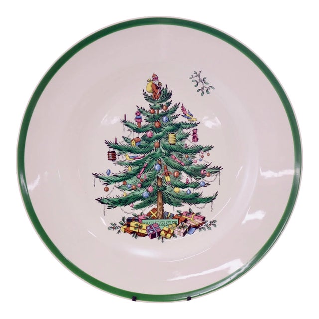 Spode Christmas Tree Fine China 11" Plates - Set of 12 For Sale