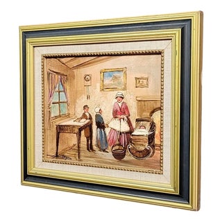 Michel Lensky, 1800s, Oil on Panel, Framed For Sale