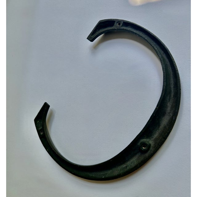 Antique Bronze Letter "C" Hanging Wall Signage For Sale - Image 15 of 16