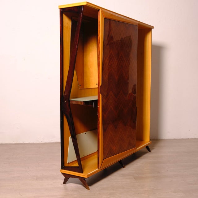 Entrance Furniture with Coat Rack and Console Table and Mirror, 1950s For Sale - Image 17 of 18