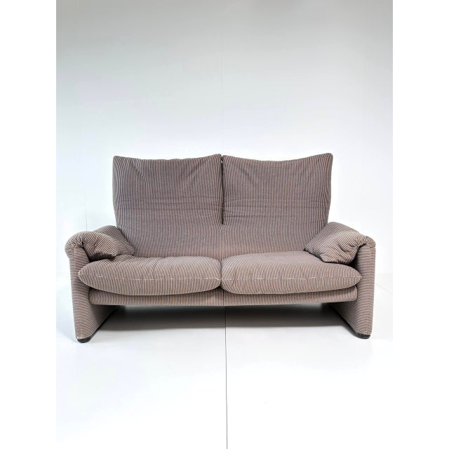 Maralunga 2-Seater Sofa by Vico Magistretti for Cassina, Italy, 1973 For Sale - Image 6 of 18