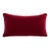 Crimson Reversible Mohair Pillow Cover and Insert For Sale