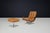 Brown Set of Swivel Lounge Chair and Ottoman in Cognac Leather attributed to Eugen Schmidt, Germany, 1970s, Set of 2 For Sale - Image 8 of 16