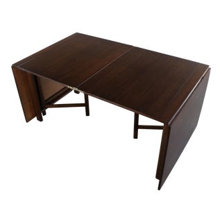 Mid Century Bruno Mathsson "Maria Flap" Style Dining Table For Sale