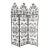 Early 20th Century Spanish Cast and Forged Iron 3 Part Folding Screen For Sale