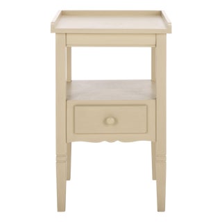 Araminta 1 Drawer Accent Table in Sand For Sale