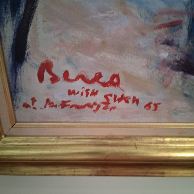 Mid 20th Century Dimitrie De Berea Oil on Canvas Great Provenance! For Sale - Image 4 of 13