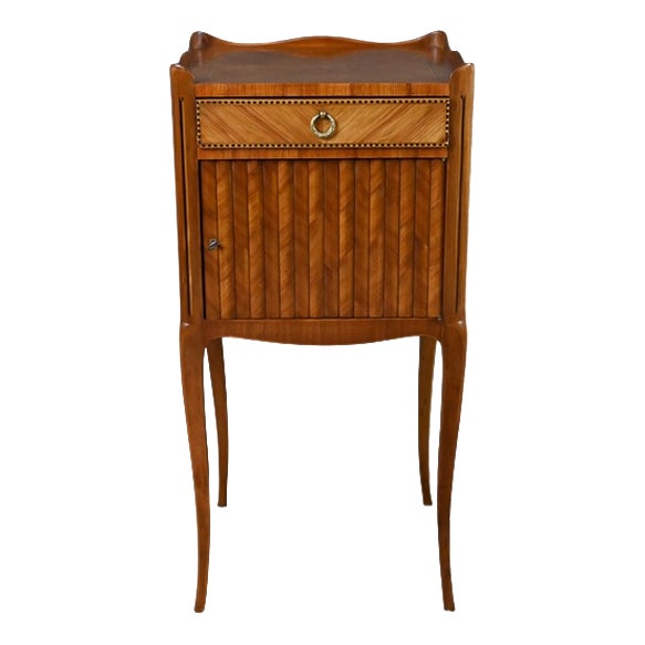 Louis XV-Louis XVI Transitional Marquetry Coffee Table, 1950s For Sale