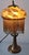 Gold Antique Art Nouveau Bronze Table Lamp, 1920s For Sale - Image 8 of 17