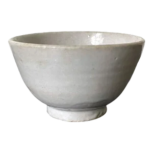 Antique Korean Ceramic White Bowl Joseon Dynasty