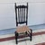Antique Black-Painted New England Banister-Back Side Chair, Circa 1750s For Sale - Image 18 of 18
