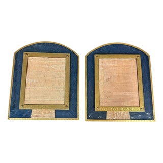 Early 20th Century Outstanding Pair of French Crystal Photo Frames - A Pair For Sale