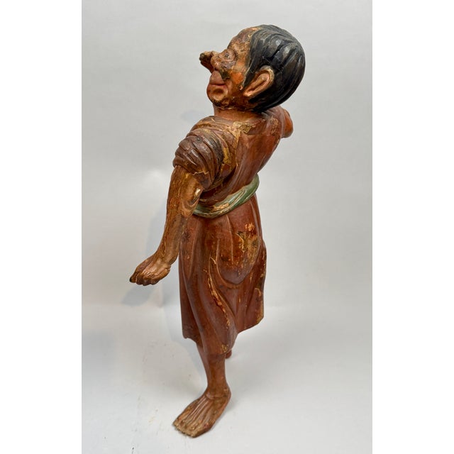 Japanese Edo / Meiji Period Statue, 1800s For Sale - Image 6 of 9