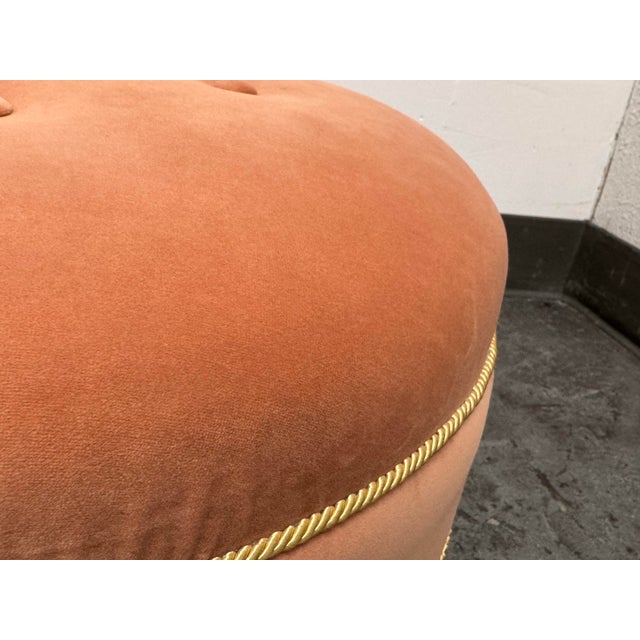 Jennifer Taylor Home Yolanda Velvet Ottoman For Sale In San Francisco - Image 6 of 12