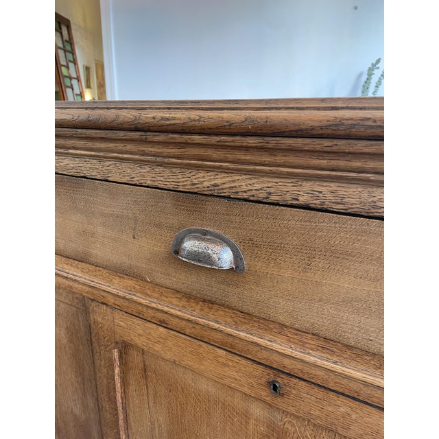 Vintage Display Cabinet in Oak, 1920s For Sale - Image 10 of 12