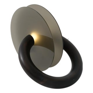 Sculptural Disc Lamp, 1970s For Sale