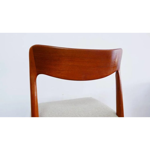 Set of Teak Modell 71 Chairs by Niels Otto (N. O.) Møller, Denmark, 1960s, in Good conditions. Designed 1960 to 1969 This...