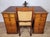 Victorian Writing Desk in Oak and Leather, 1890 For Sale - Image 3 of 18