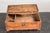 Rustic Indian Document Wooden Box with Brass Details and Partial Opening Top For Sale - Image 11 of 12