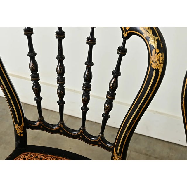 French Pair of 19th Century Opera Chairs | Chairish