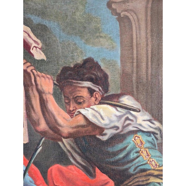 Germany, circa 1750 A powerful Baroque oil on canvas depicting Christ with the Crown of Thorns, painted in Germany around...