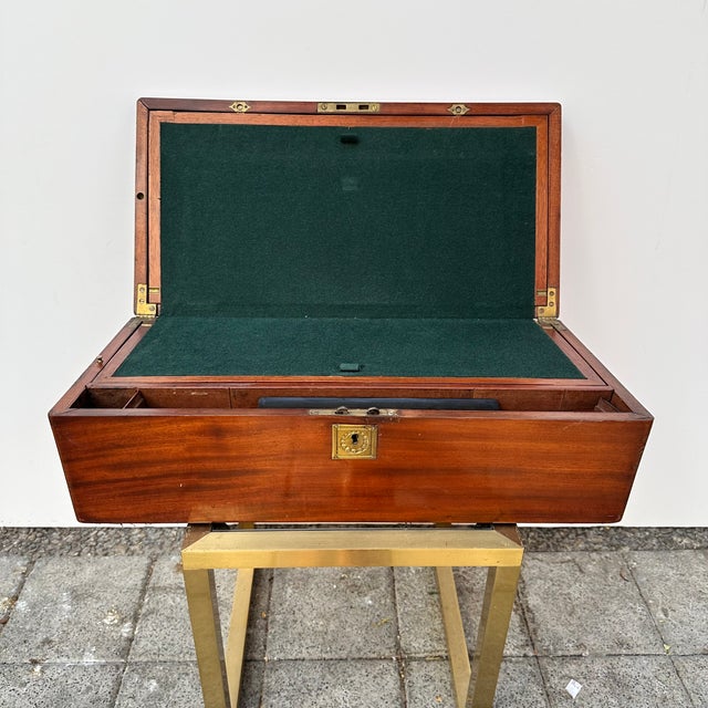 Late 19th Century Travel Desk in Wood, England For Sale - Image 4 of 18