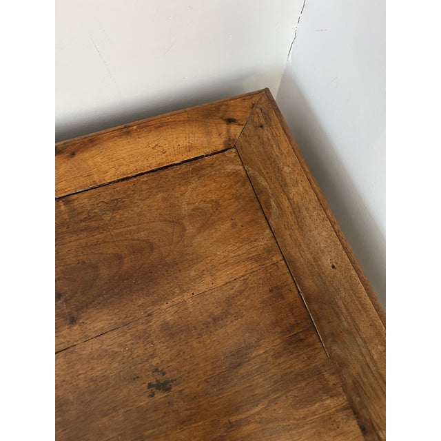 Wood Early 19th Century Carved French Walnut Writing Table For Sale - Image 7 of 9