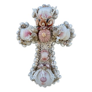 CSS Seashell 13"h. Cross For Sale