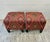 Red Kilim Ottomans - Matching Pair For Sale - Image 8 of 8