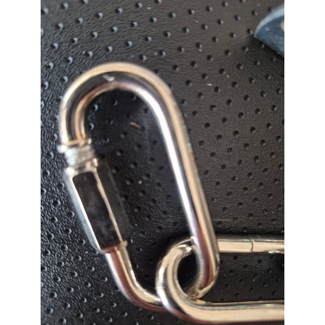 Vintage New Shiny Gold Brass Chandelier Medallion, 6 Foot Chain and Anchor Set For Sale - Image 12 of 13