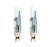1960s Model 1461 Dahlia Wall Lamps in Brass with Curved and Cut Crystal Diffusers by Max Ingrand for Fontana Arte, 1950, Set of 2 For Sale - Image 5 of 5