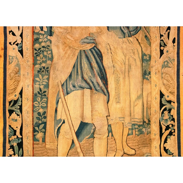 17th Century European Rustic Tapestry For Sale - Image 4 of 6