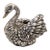 Vintage D’Argenta Silver-Plated Swan Sculpture, Mexico For Sale