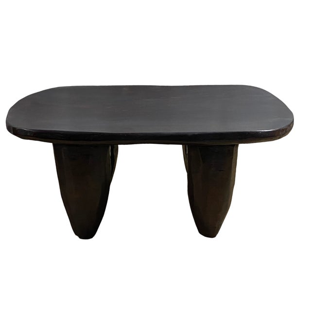 African Senufo Wood Milk Stool I . Coast 14" W For Sale In New York - Image 6 of 9