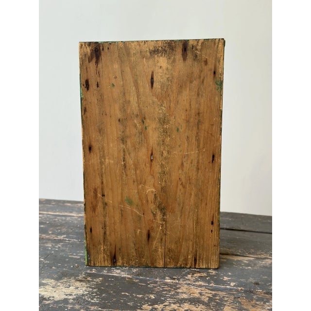 Antique Green Polychrome Pine Knife Box, Mid-Late 19th Century For Sale - Image 15 of 15