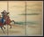 Japanese "Samurai", C. 1950s Showa Era Japanese Silk Byobu Screen For Sale - Image 3 of 18