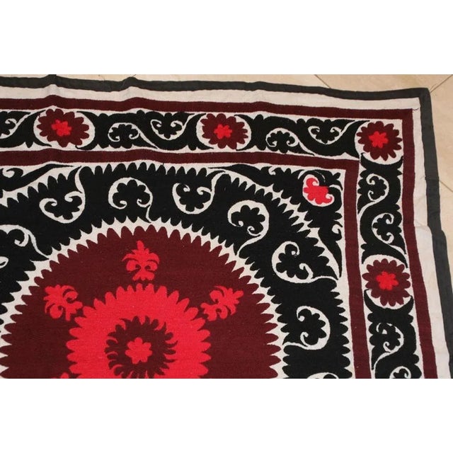 Vintage Samarkand Suzani, Uzbekistan For Sale - Image 10 of 13