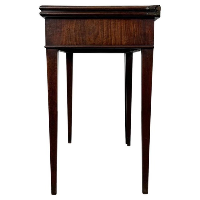 Antique English Mahogany Tea Table, 1800s For Sale - Image 11 of 13