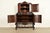 1900 - 1909 R. J. Horner Style Renaissance Revival Carved Walnut and Burl Wood Inlaid Marquetry Bar Cabinet, Circa 1900 For Sale - Image 5 of 16