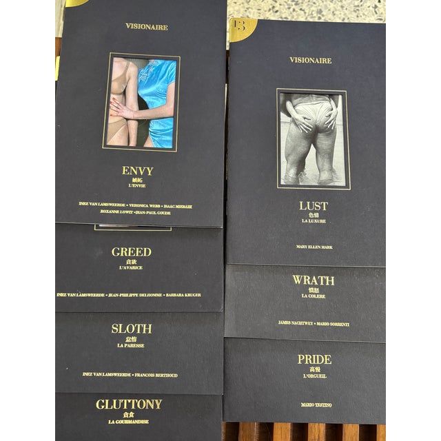 Visionaire No. 13 Seven Deadly Sins VERY RARE Limited Edition Numbered 1241/1500 This book set is a unique and highly...