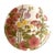 Italian Ceramic Floral Plate from Ernestine Salerno, 1950s For Sale