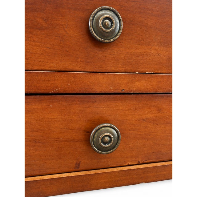 Vintage French Desk in Cherry, 1970s For Sale - Image 9 of 10