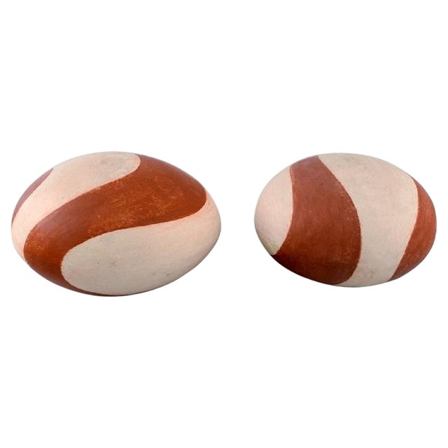 Studio Instruments in Glazed Stoneware, Set of 2 For Sale